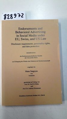 Thouvenin, Florent (Herausgeber) and Rolf H. (Herausgeber) Weber: Endorsements and Be