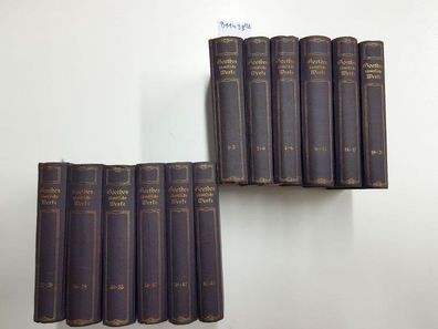 Goethe, Johann Wolfgang von und Ludwig Geiger: Goethes sämtliche Werke - 44 Bände in