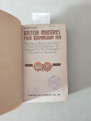 Official Catalogue of Exhibits of the British Industries Fair (Birmingham) Feb. 17th