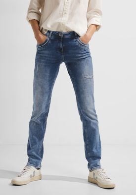 Cecil Casual Fit Jeans in Authentic Blue Wash