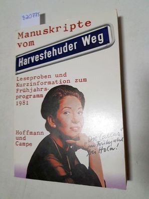 Hoffmann und Campe: Manuskripte vom Harvestehuder Weg. Leseproben und Kurzinformation