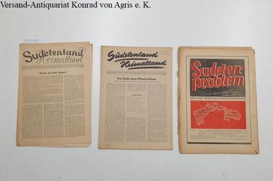 Sudetendeutsche Landsmannschaft: Sudetenland Heimatland : 2. Jahrgang 1949 : Konvolut