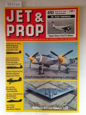 Jet & Prop : Heft 4/92 : September / Oktober 1992 : Mit tollen Farbprofiles: Typen-St