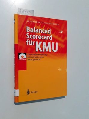 Scheibeler, Alexander A. W.: Balanced scorecard für KMU