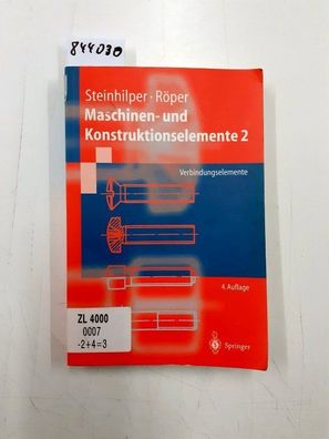Steinhilper, Waldemar: Maschinen- und Konstruktionselemente; Teil: Bd. 2., Verbindung