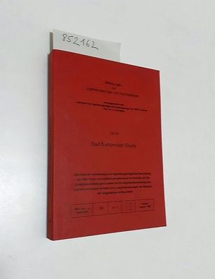 Ebady, Said Burhanullah und K. Schetelig (Hrsg.): Statistische Auswertung und ingenie