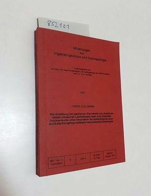 Düllmann, Horst und K.-H. Heitfeld (Hrsg.): Die Ermittlung der elastischen Kennwerte
