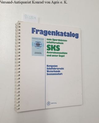 HamburgDSV - Verlag: Fragenkatalog zum Sportküstenschifferschein, Antriebsmaschine un