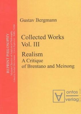 Tegtmeier, Erwin (Herausgeber): Bergmann, Gustav: Collected works; Teil: Vol. 3., Rea