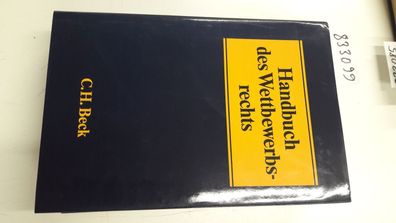 Gloy, Wolfgang: Handbuch des Wettbewerbsrechts