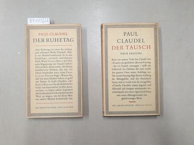 Konvolut 2 Bände : Der Tausch / Der Ruhetag :