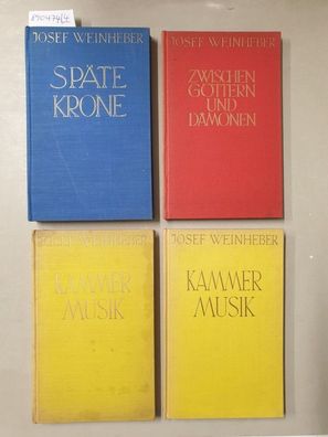 Konvolut 3 Bände in Erstausgabe : Spaete Krone / Zwischen Goettern und Daemonen / Kam