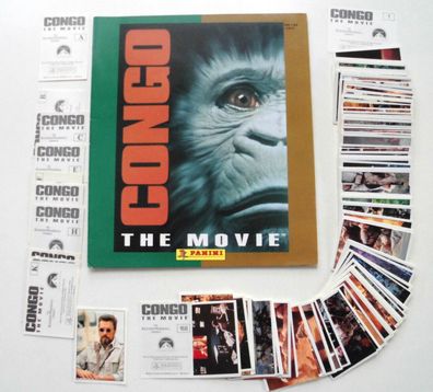 Congo - The Movie (1995) Album + kompletter Satz , Panini