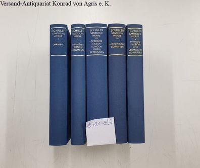 Schiller, Friedrich: Sämtliche Werke: 5 Bände: