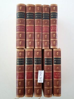 Goethe, Johann Wolfgang von: Goethe Werke, Sansouci-Ausgabe. 10 Bände. Jubiläumsausga