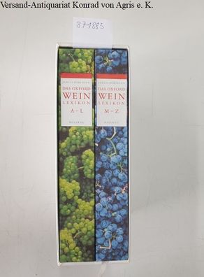 Robinson, Jancis: Das Oxford Weinlexikon -2 Bücher im Orignalschuber, 2 Bände.