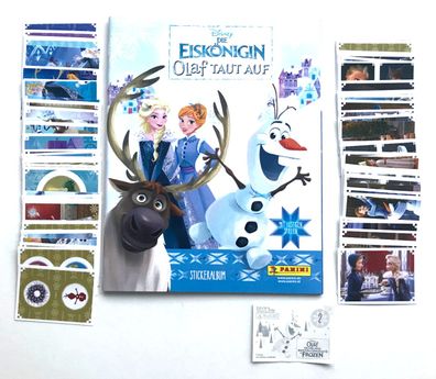 Die Eiskönigin - Olaf taut auf (2017) - 100 verschiedene Sticker , Panini