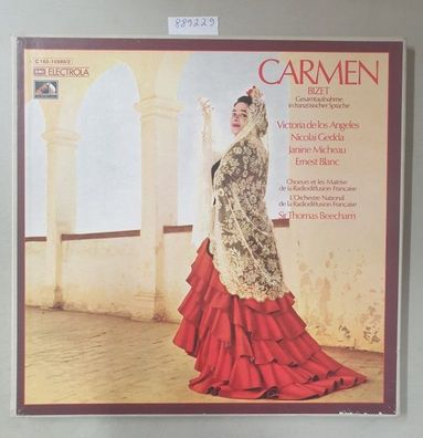 Carmen : Sir Thomas Beecham / Victoria de los Angeles / Nicolai Gedda : 3 LP Box :