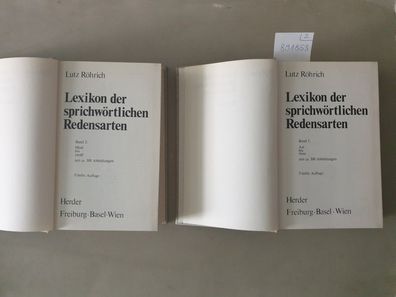 Lexikon der sprichwörtlichen Redensarten, Band 1: Aal bis mau; Band 2: Maul bis zwölf