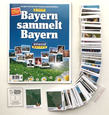 Bayern sammelt Bayern (2013) - Stickeralbum + kompletter Satz , Panini