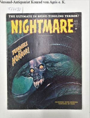 Nightmare No.8 August 1972 Tunnels of Horror