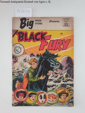 Blue Bird Comics: Blue Bird Comics & Big Shoe Store Presents "Black Fury" No.2, 1959
