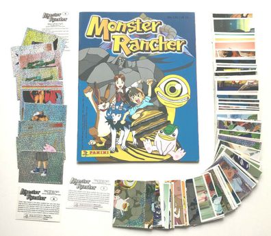 Monster Rancher (2000) kompletter Stickersatz + Leeralbum , Panini , RAR