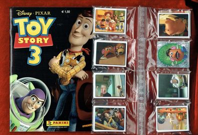 Toy Story 3 (2010) Leeralbum + kompletter Satz , Panini