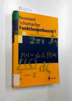 Remmert, Reinhold: Funktionentheorie 1 (Springer-Lehrbuch)