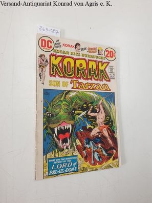 DC Comics: Korak : Son Of Tarzan : Vol. 9 No. 48 Sept.-Oct.., 1972 :