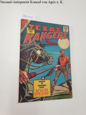 Charlton Comics Group: Texas Rangers In Action : Vol. 1 Number 34 July, 1962 :