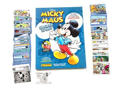 Micky Maus - 90 Jahre Magic (2019) 160 verschiedene Sticker + 36 Cards , Panini