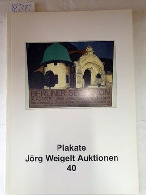 Plakate : Jörg Weigelt Auktionen 40 :