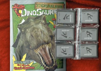 Dinosaurier (2011) Stickeralbum + kompletter Satz (216 Sticker) , Blue Ocean