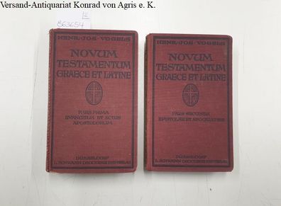 Vogels, Henr. Jos.: Novum Testamentum Graece et Latine ( 2 Bände Komplett) Pars I: E