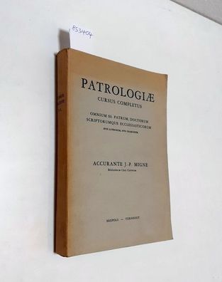 Migne, Jacques-Paul: Patrologiae Cursus Completus : Patrologiae Latinae Tomus CLXXVI