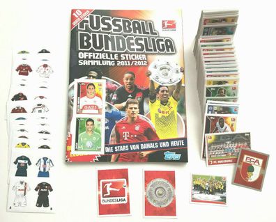 Bundesliga 2011/12 : Kompletter Satz (418 Sticker) + Leeralbum incl. Rookie 145