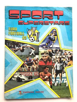 Sport Superstars (1981) - teilbeklebtes Stickeralbum , Panini , selten