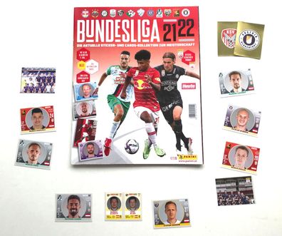 Bundesliga 2021/22 - Österreich - Leeralbum + 12 Sticker , Panini