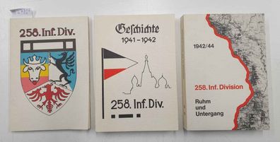 Geschichte der 258. Infanterie-Division; komplette Reihe in 3 Teilen: