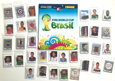 Panini WM 2014 in Brasilien - 440 verschiedene Sticker + Leeralbum , lesen