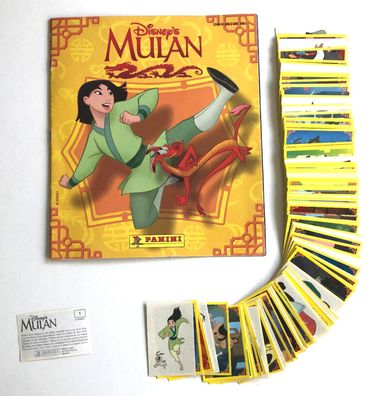Mulan (1999) Leeralbum + kompletter Satz 1 - 232 , Panini , sehr selten