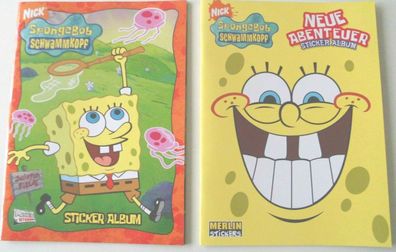 Nickelodeon Spongebob Schwammkopf (2007/2008) - 2 x Sticker Album , Merlin