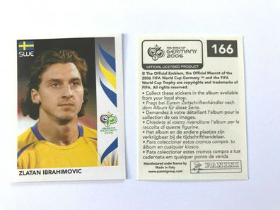 WM 2006 - Zlatan Ibrahimovic - Nr.166 - Panini - RAR