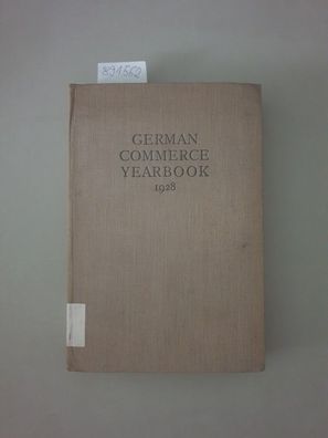 German Commerce Yearbook 1928 :