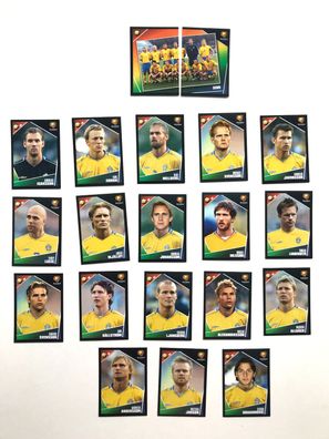 EM 2004 - Schweden - komplette Mannschaft ohne Wappen - Nr. 177 - 197 , Panini