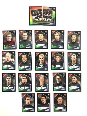 EM 2004 - Deutschland - komplette Mannschaft ohne Wappen - Nr. 294 - 314 , Panini