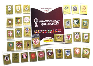 WM 2022 Qatar - Kompletter Satz + Leeralbum+ HC Album , Panini , lesen