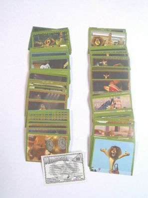 Dream Works - Madagascar (2005) - 100 verschiedene Sticker , Panini