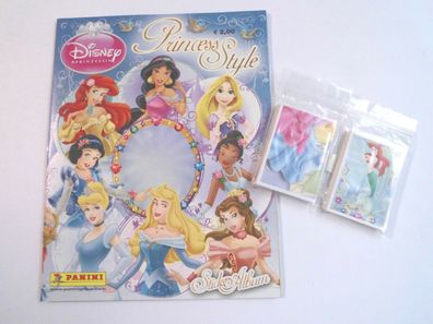Disney - Princess Style (2012) - Album + 100 verschiedene Sticker , Panini